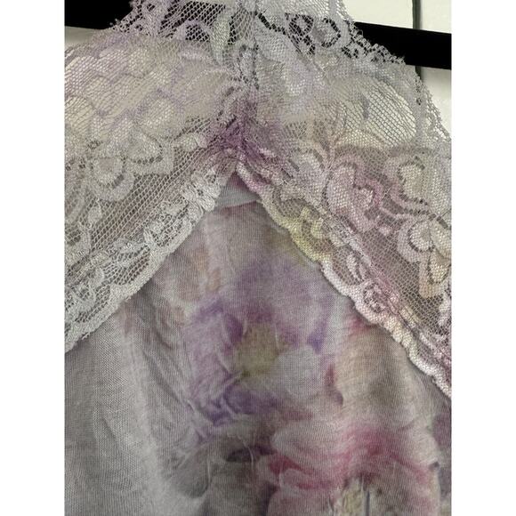 Vintage Xhilaration Womens Med Y2K Floral Lace Camisole Dainty Coquette Romantic - Picture 4 of 8